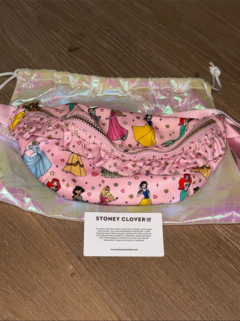 Stoney Clover Lane pink Disney princess belt bag Fanny pack